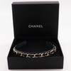 Chanel Katyusha Other Accessories COCO Mark Chain Black / Silver Lambskin Women Used