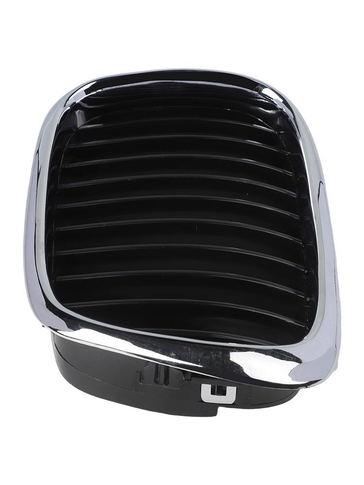 Stylish Appearance Chrome Black Grille ABS Material