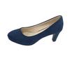 A Simple Matte Velvet Light-Mouth Spring And Autumn Shoes, Single Shoes, Waterproof Table, Fine High Heels, Professional Women'S Shoes, Black.