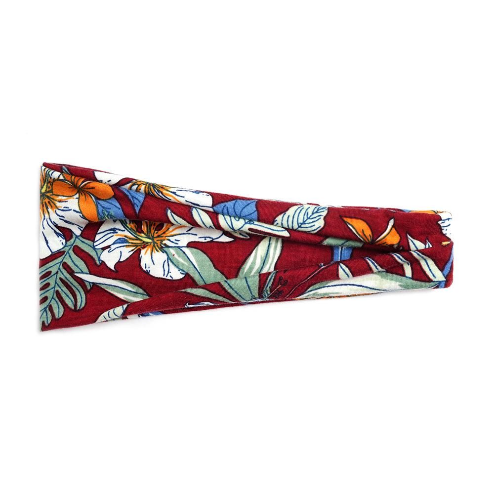 Damen Sportstirnband Yoga Stirnband Schweißabsorbierendes Band Antitranspirant Breite Kante Bedrucktes Kopftuch Haarschmuck