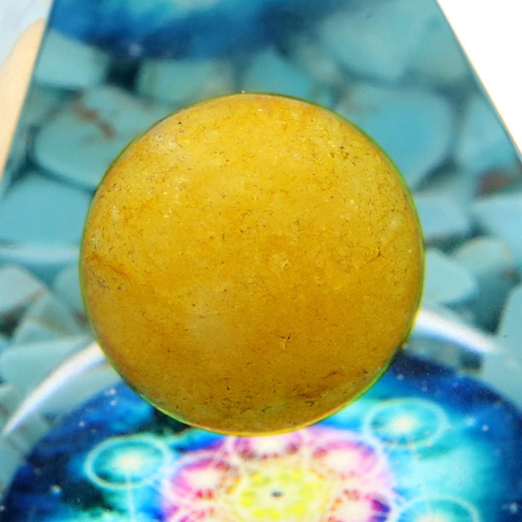 Orgonitová pyramida ozdoba přírodní kámen silový kámen očištění tyrkys tyrkys sazare aragonit kulatá koule hexagram [ZLATÝ KÁMEN]