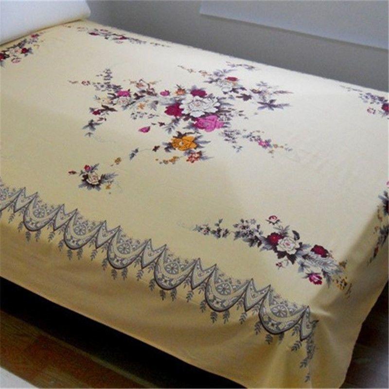 Retro Nostalgic National Style Bed Sheets Quilt Cover Four-Piece Set Dormitory Bed Sheet Bed Sheets