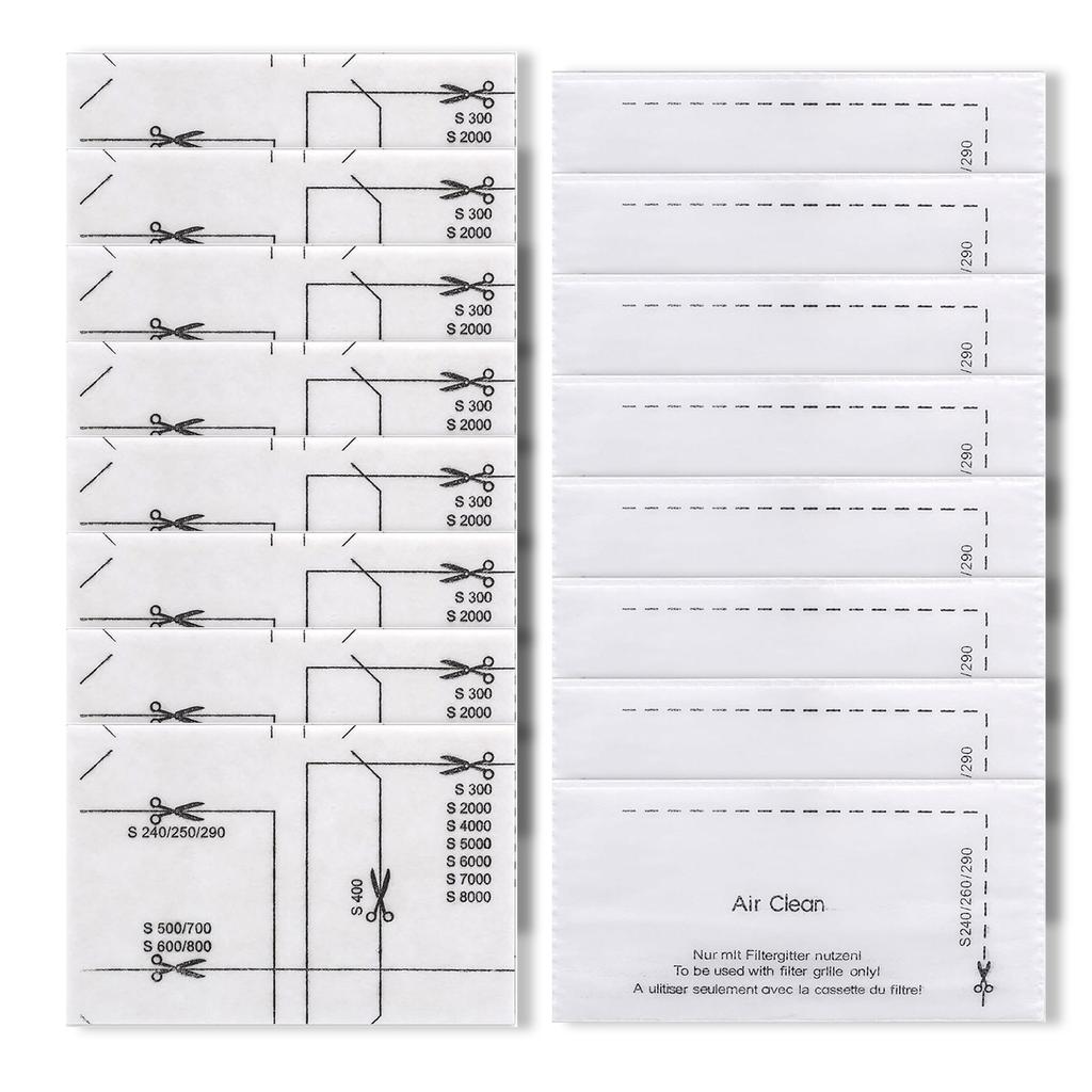 Set of 16 Vacuum Accessories Washable Filter Set Vacuum Filters Replacement Filters Spare Part for Vacuum Cleaner