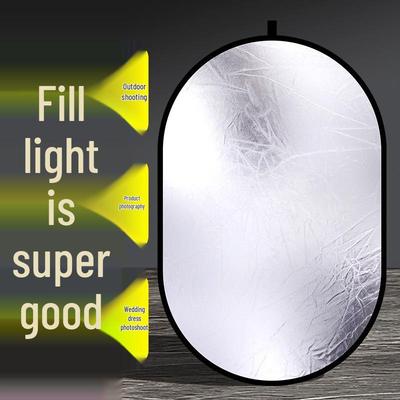Faltbarer tragbarer Lichtreflektor für Fotos: Großes Beauty-Board für Indoor-/Outdoor-Livestreaming, Reisen und Camping