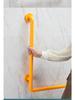 L-Shaped Non-Slip Bathroom Grab Bar for Elderly & Disabled Users