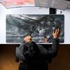 Dunkle Industrielle Mecha Kampf Kunst Druck XXL Großes Mauspads Rutschfeste Schreibtischmatte Für Gaming Arbeiten Büro PC Tastatur Schreibtisch Dekor