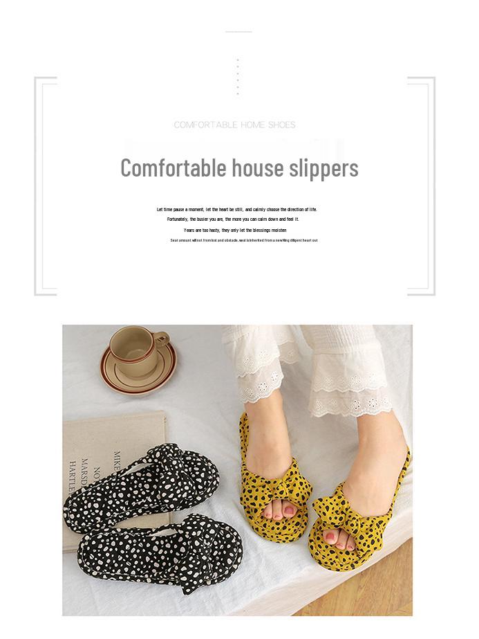 Ručně vyráběné bavlněné pantofle pro ženy - Protiskluzové, teplé a pohodlné pro všechna roční období do interiéru