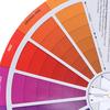 Paper Card Color Mixing Wheel Ink Round Central Circle Rotates Tattoo Nail