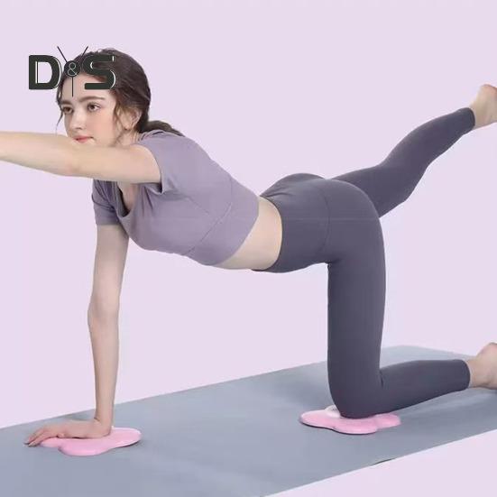 Ginocchiere per yoga, extra spesse, in EVA, antiscivolo, per alleviare il dolore sportivo, per uomini e donne, per plank, pilates, protezione per l'articolazione del gomito, tappetino per inginocchiarsi, attrezzatura per il fitness.