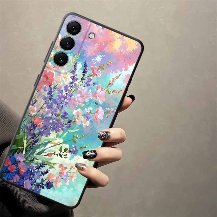 Cartoon Flower Case for Samsung Galaxy A25 A16 A06 A53 A17 A05 A52 A36 A23 A73 A51 A37 A55 A57 A15 Phone Cover A41 A50 A13 A70