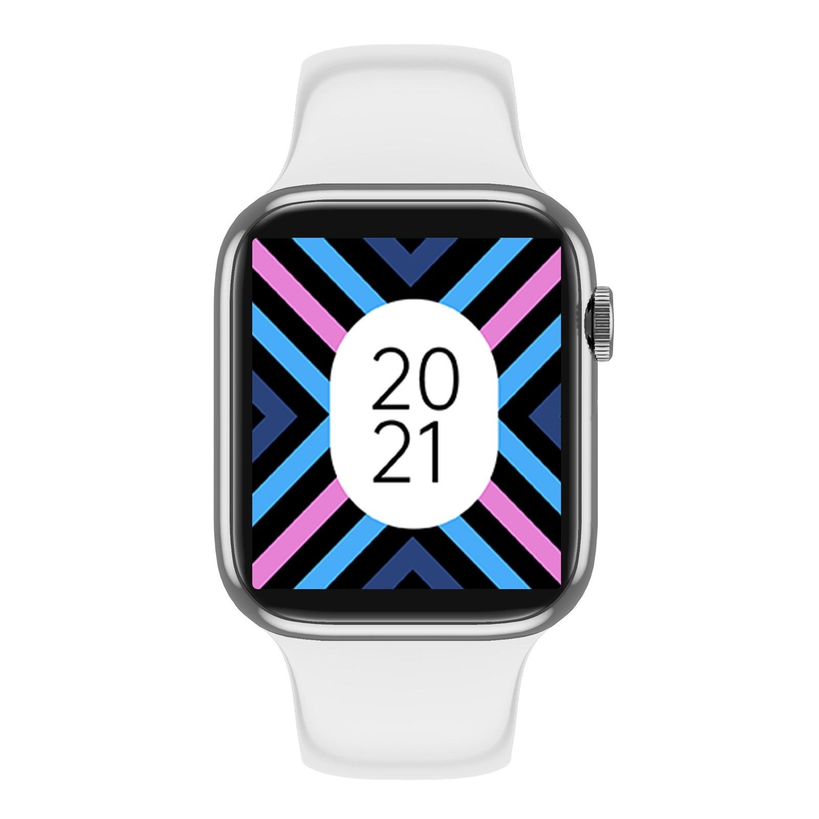 

W98PLUS Bluetooth Call Смарт-часы Температура IP67 Водонепроницаемые умные часы белый