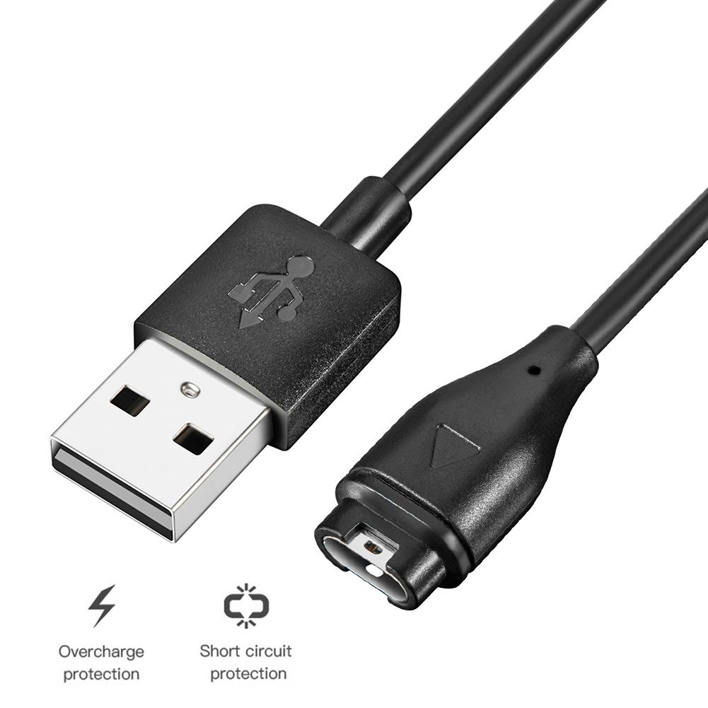 3.3ft USB Charging Cable for Garmin Fenix 6S 6X 6 5 Plus 5X Vivoactive 3 Watch Output Short Circuit and Overload Protection