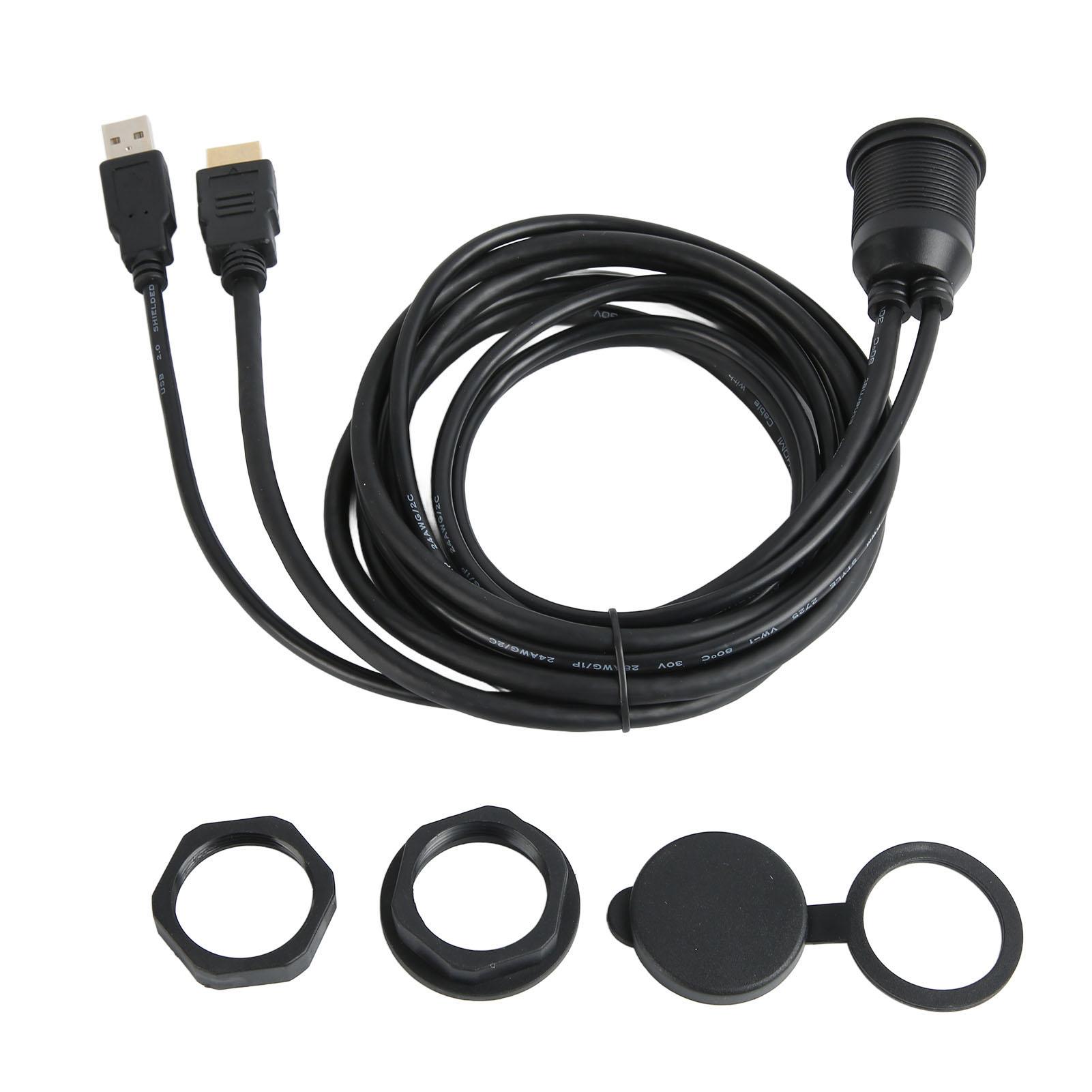 

Комплект кабелей для скрытого монтажа USB 2.0 HD мультимедийный интерфейс «папа» к HD мультимедийный интерфейс «мама» AUX