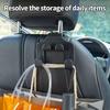 Hot Sale 6Pcs/3Pcs/1Pc Car Seat Back Hooks - Multifunctional Vehicle Storage Organizer Creative Auto Interior Bag Hanger for Pur