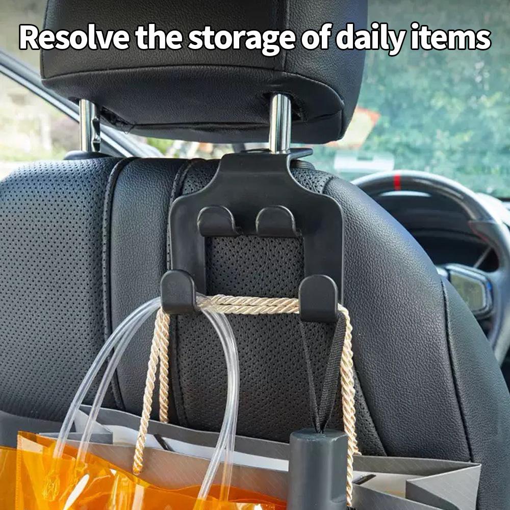 Hot Sale 6Pcs/3Pcs/1Pc Car Seat Back Hooks - Multifunctional Vehicle Storage Organizer Creative Auto Interior Bag Hanger for Pur