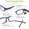 Adjustable Focus Reading Glasses 0D to 350D Diopters Readers Glasses Anti Blue Light Multi Point Permeabl
