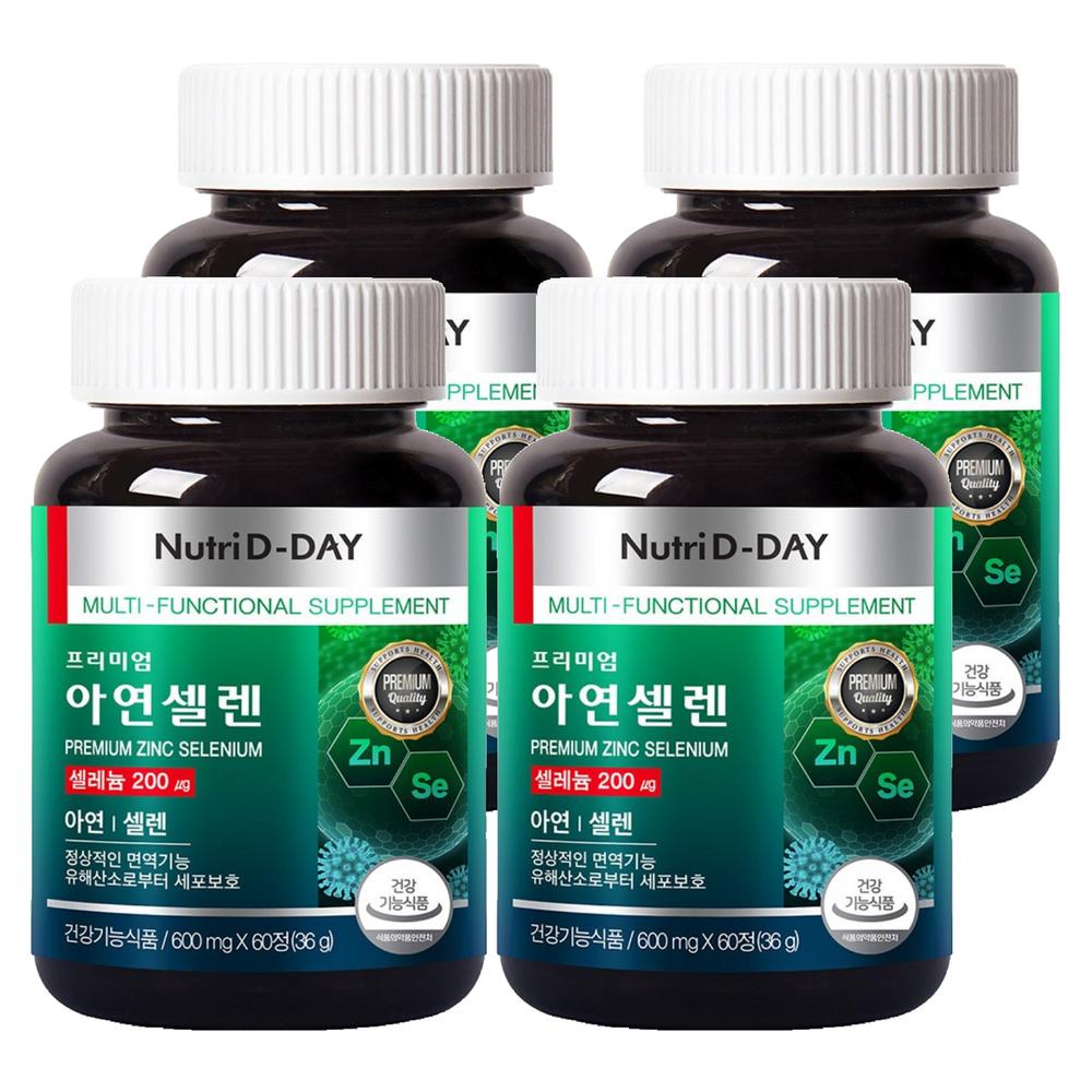 NutriDDay Premium Zinc Selenium 4 pcs 60 Tablets