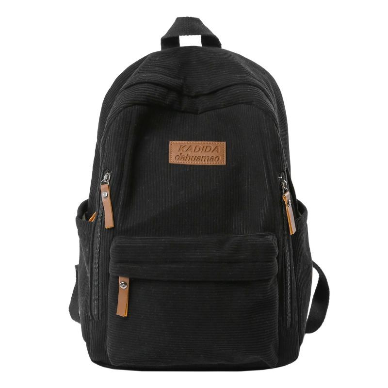 A Fashionable, Simple and Large-capacity High School Retro Backpack
