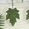 New Cartoon Leaf Hand Towel Coral Velvet Thickened Bathroom Kerchief Hanging Absorb Water Kitchen Handkerchief Kitchen Tool