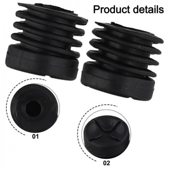 Premium Rubber Hood Bumper Cushion for Tesla For Model 3 2017  Set of 2