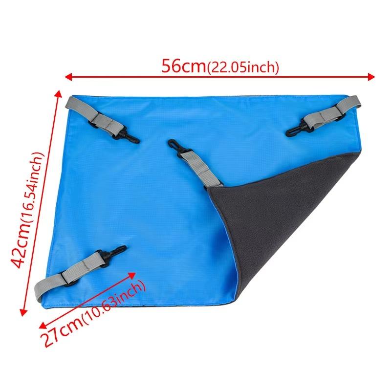 Hanging Cat Hammock, Pet Hammock For Cage, Adjustable Cat Bed Two Sides Comfortable/waterproof Resting Sleepy Pad For Cats Small