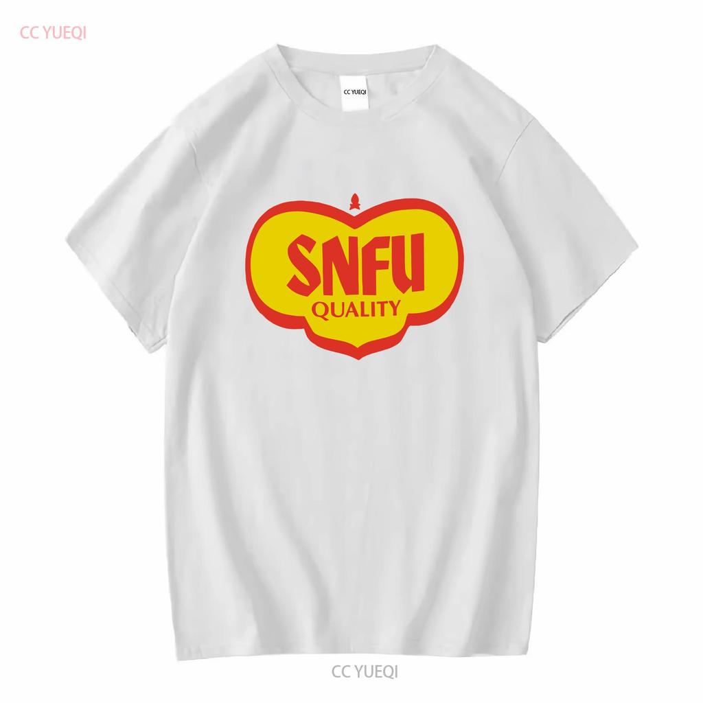 Snfu tourt um die Welt und anderswo Hardcore-Punk 80er Remake Shirt TE2506 lange Ärmel Vintage Gewaschen Stilvoll