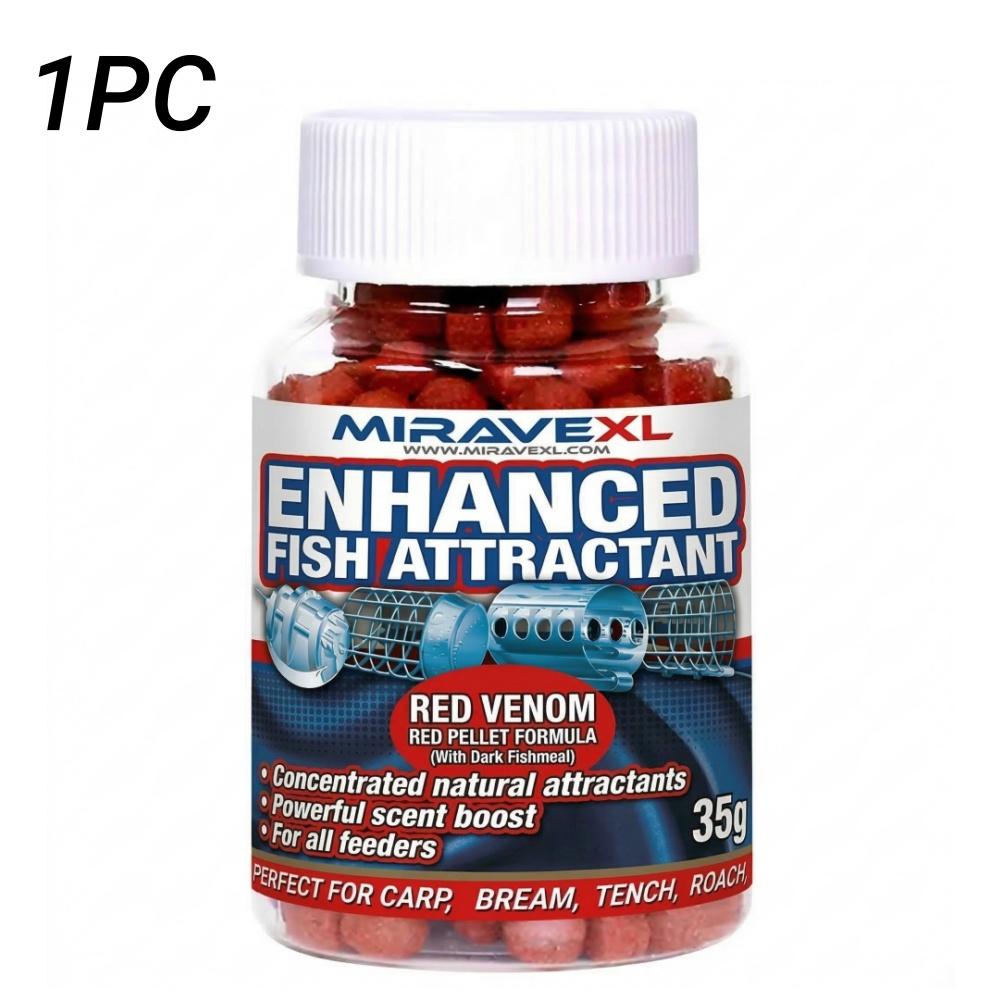 

Red Venom Fish Attractant Pellet Concentrated Scent High Protein Bait For Carp Tench Bream Universal Fishing Tackle