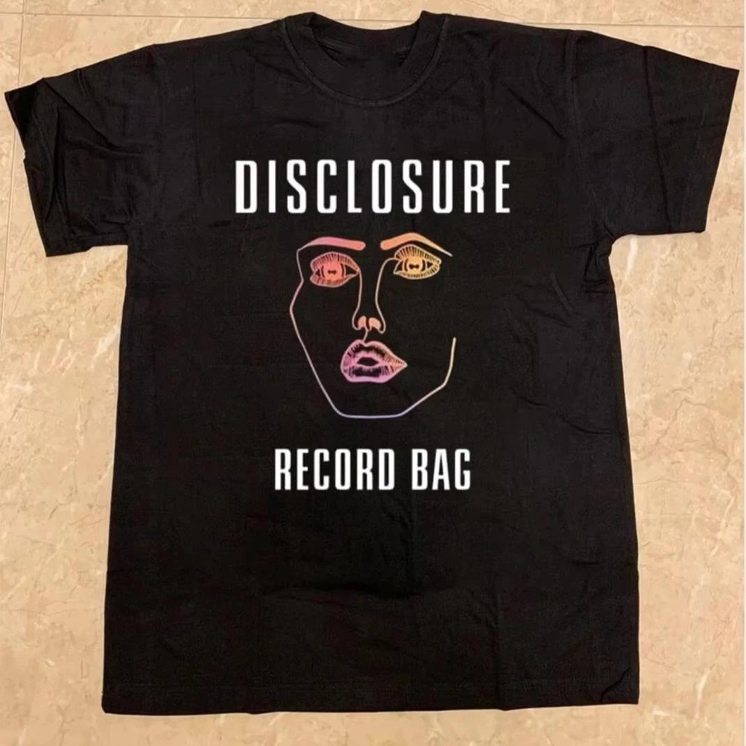 

2026 Summer Fashion Trendy Tee 2026 Disclosure Electronic Music Group T-Shirt Cotton Unisex Casual Fashion Short Sleeve Top Y2K Street Style Shirt XXXL