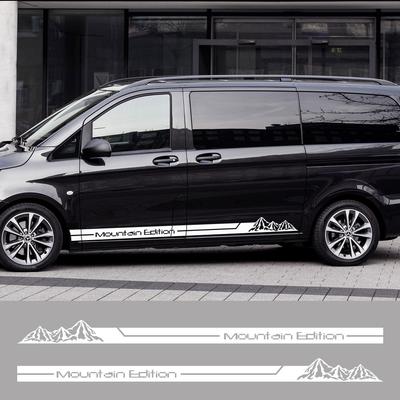 2 st Bildekaler Husbil Vinyldekaler Dekor Tillbehör För Mercedes Benz Vito V-klass Viano W638 W639 W447 Marco Polo EQV