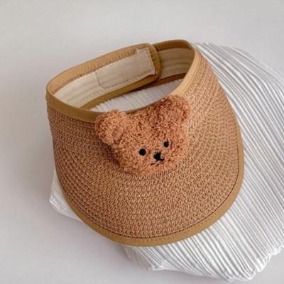 Bethers – chapeau de soleil d'été ours pour bébé, pour garçons et filles, jeu d'eau, piscine, chapeau de soleil en paille Doldol, produits coréens pour bébé