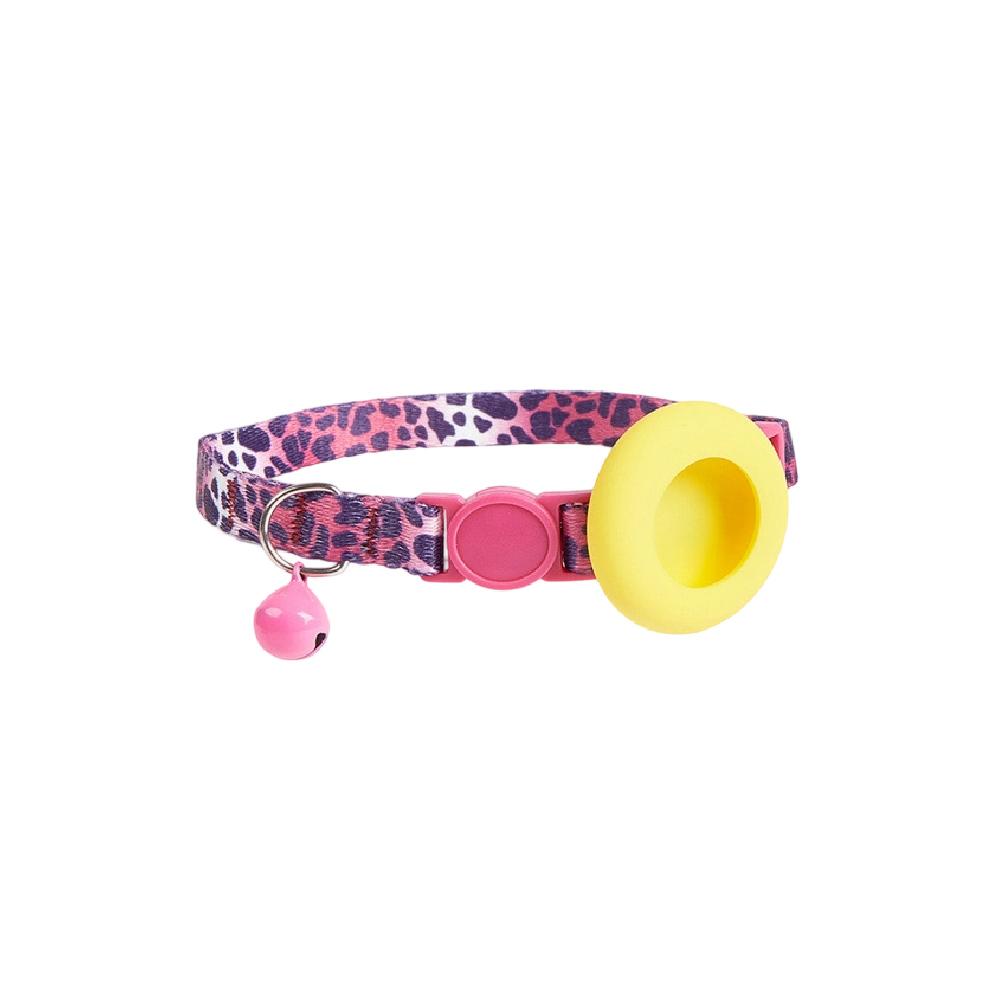 Adjustable Cute Tracker Protective Cover Cat Collar GPS Tracker Protective Cover Colorful Neck Pet Cat Positioning Collar for Airtag Pet Collar