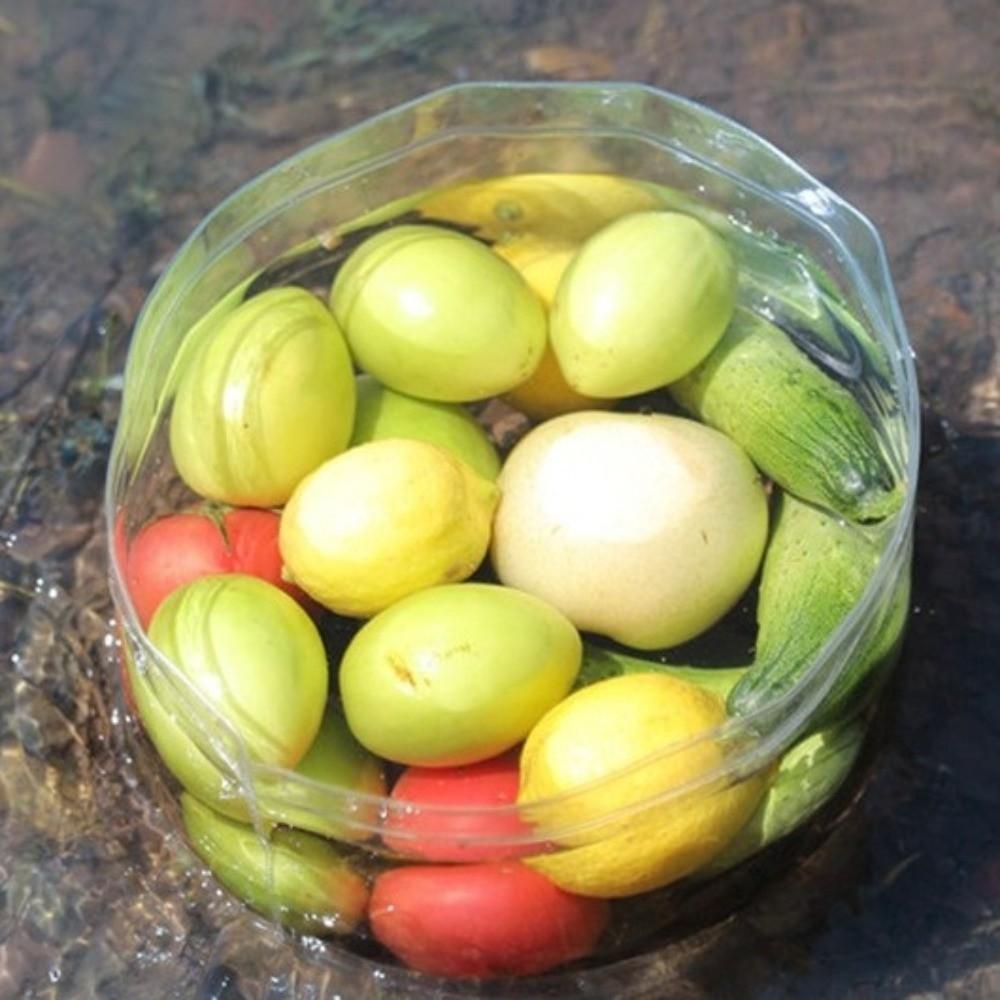 6.8L/12L Foldable Transparent Bucket Portable with Handle Laundry Basin Plastic Leak-proof Camping Bucket Dormitory