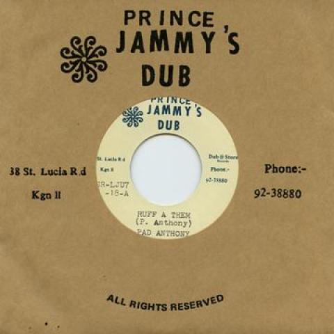 

7inch Record PAD ANTHONY Ruff A Them Ruff A Them Version DSRLJU718 Prince Jammys D 2015 Japan Reggae Ska Dub