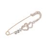 For Women Girl Dress Elegant Butterfly Flower Simulated Pearl Safety pin Rhinestone Accessories Corsage Brooches Pin Jewelry