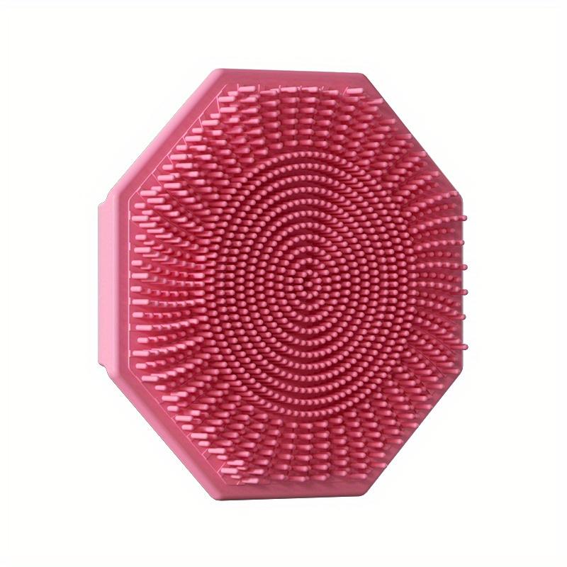 

1 шт. Силиконовая щетка для ванны для мужчин и женщин, для растирания спины, для мытья тела розовый