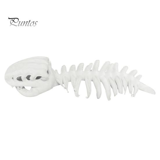 Costume di Halloween per Animali Domestici Piccoli, Costume da Scheletro di Dinosauro per Gatti, Abito con Cappuccio in Peluche, Abbigliamento Carino Spaventoso e Comodo per Gattini, Dolcetto o Scherzetto, Foto Divertente