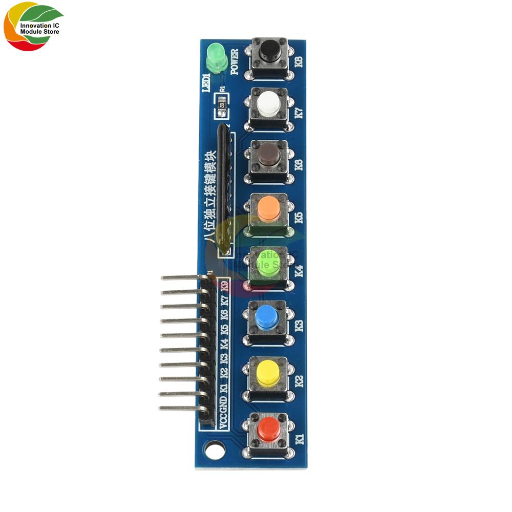 LED Indicator Keyboard Module Keypad Module ependent Key Button Touch Button Module with for Arduino/ARM for Raspberry Pi