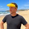 Funny Hand Shaped Visor UV Protection Palm Visor Headband Unisex Palm Shaped Sun Hat  Pool Party