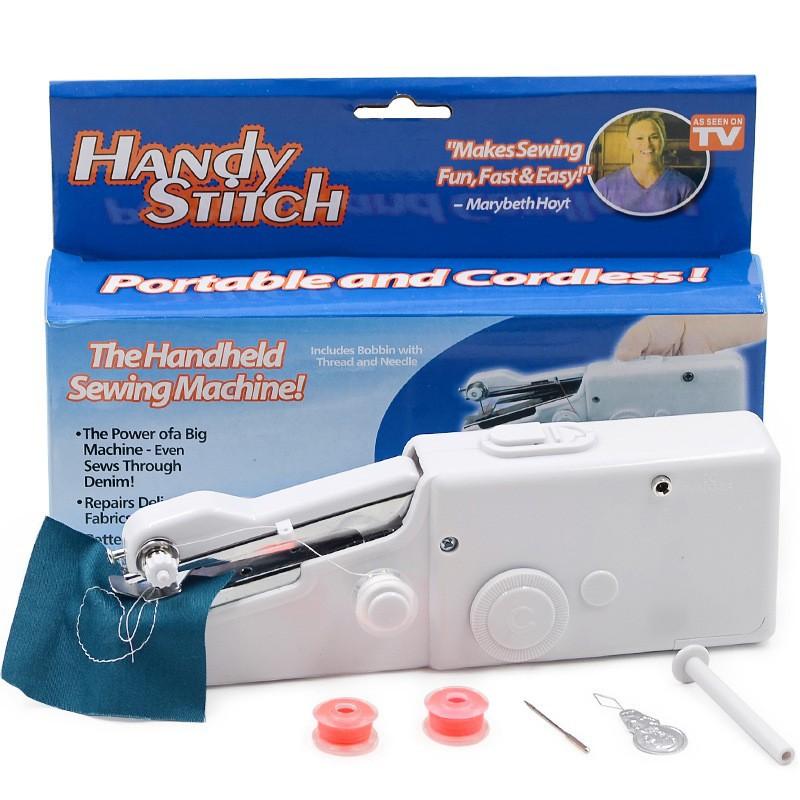 1 handheld sewing machine mini sewing machine portable sewing machine fast handheld sewing tool белый