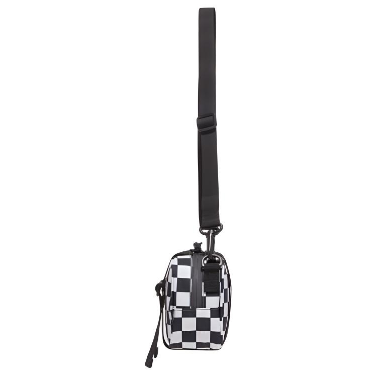New Vans Polyester Shoulder Bag Crossbody Bag Regular Unisex Black & White VN000HZXDLR1