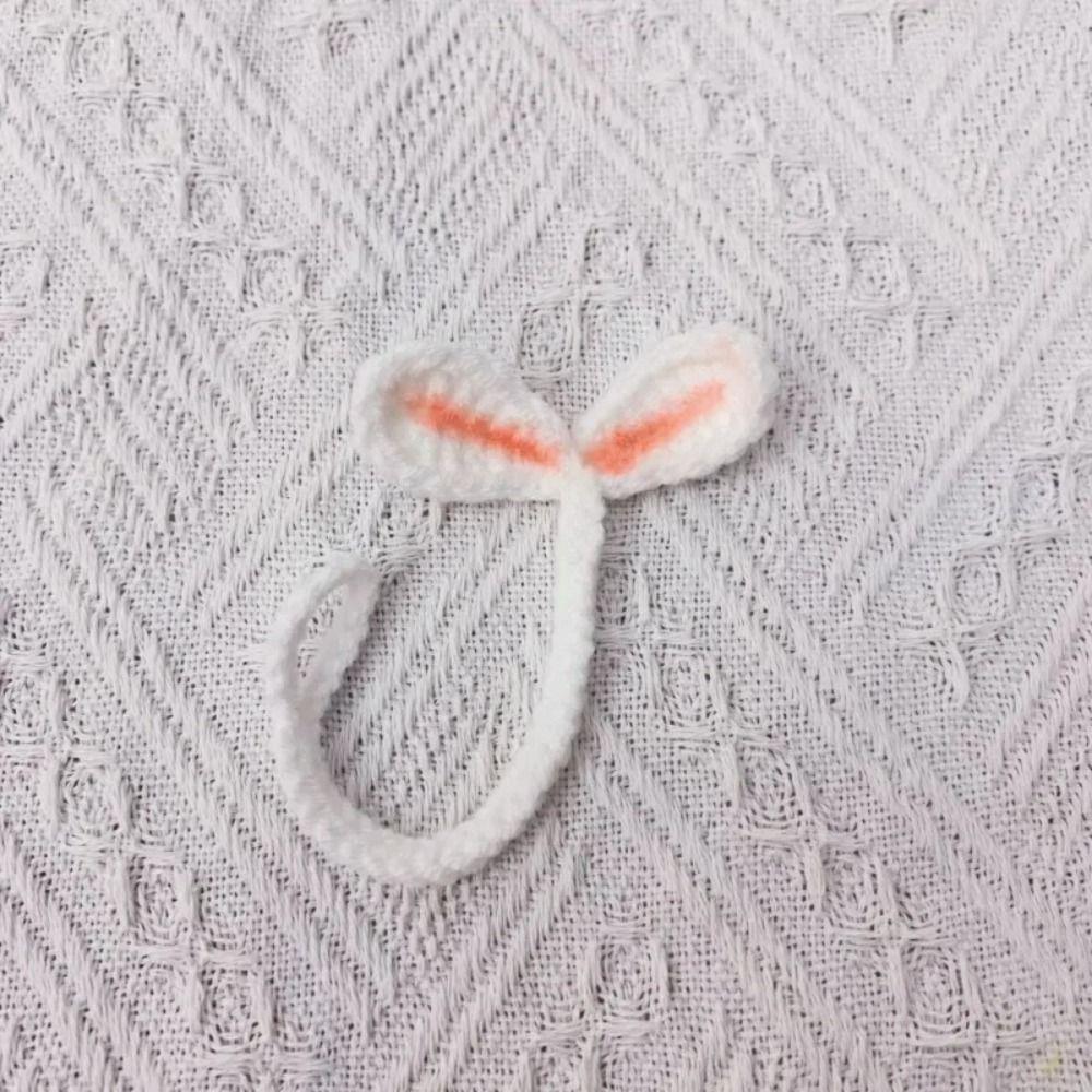 Data Cable Strap Green Leaf Bookmark Knitted Crochet Leaf Sprout  Gift for Holidays