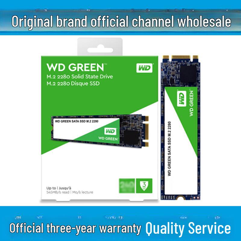 

Твердотільний накопичувач WD Green M.2 – 120 ГБ/240 ГБ/480 ГБ/1 ТБ для ноутбука та настільного ПК