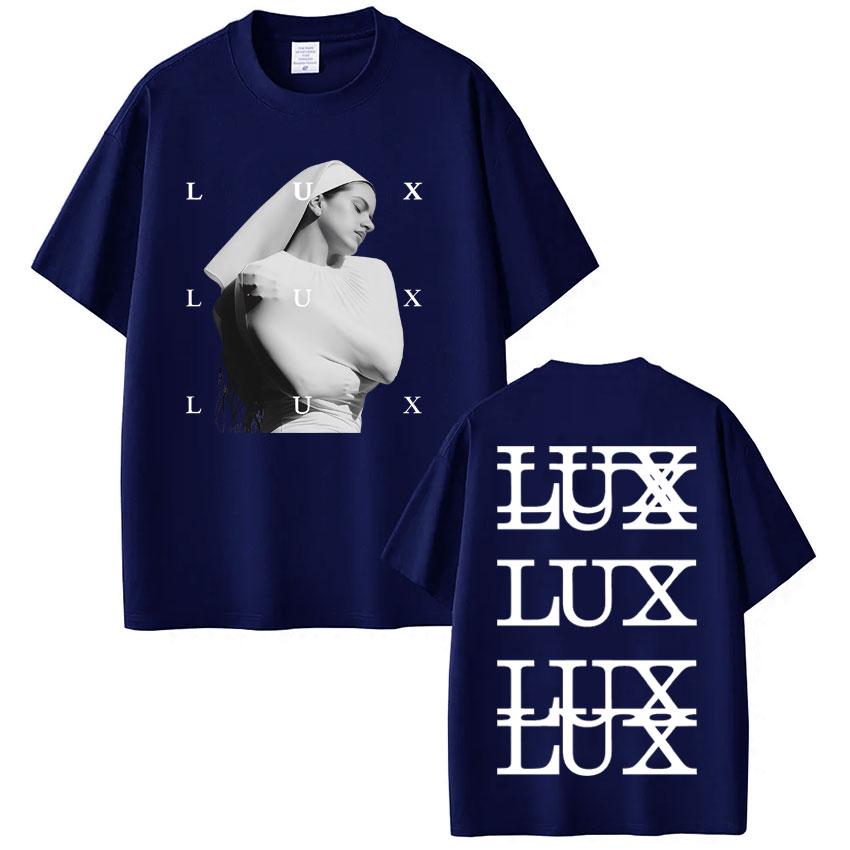 Singer Lux Rosalia Fashion Print Tshirt Men Women Harajuku Clothing Tshirts Shortsleeved Casual Cotton Tshirts Streetwear