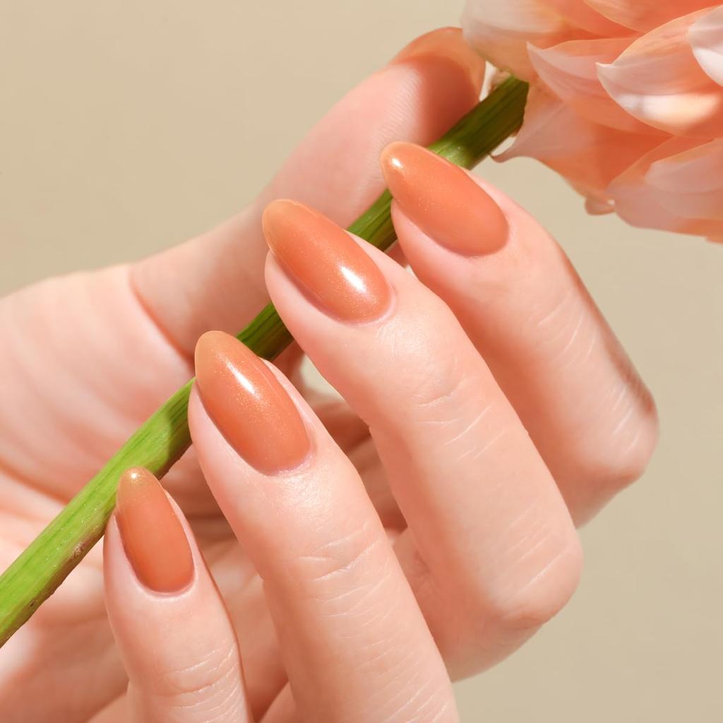 Gel Me 1 2026 Standard Color 168 Apricot Mellow Gel Me 1 Self Gel Nail Easy Gel Gel Nail Art Spring/Summer -