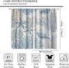 Nautical Coastal Window Curtains Beach Sea Starfish Seashell Curtain Living Room Bedroom Panels Set Inch Made Of Polyester Sitting Treatment