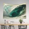 Sea Wave Tapestry, Bohemian Style, Hippies, Wall Decoration, Picnic Mat, Beach Towel, Room Decoration Aesthetics Tapestry Wall