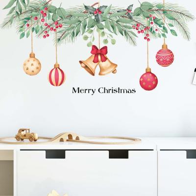 Christmas Wall Sticker Festival Decals New Year Christmas Decorations for Home Holiday Christmas New Year Stickers