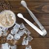 Stainless Steel Sugar Tong Portable Reusable Solid Color Ice-cube Picker Indoor Hotel Food Serving Tool Clip Accessories