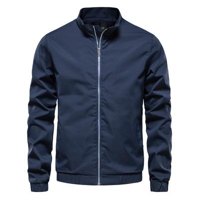 Stehkragenjacke Herren trendig winddicht Sport Retro Pilot Herrenjacke Outdoor Arbeitsjacke Herrenbekleidung
