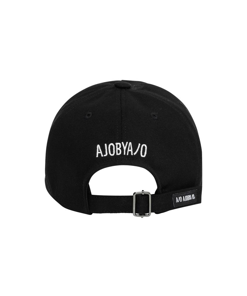 AJOBYAJO [Pba] Ajo Pictogram Nylon Applique Cap [Black]